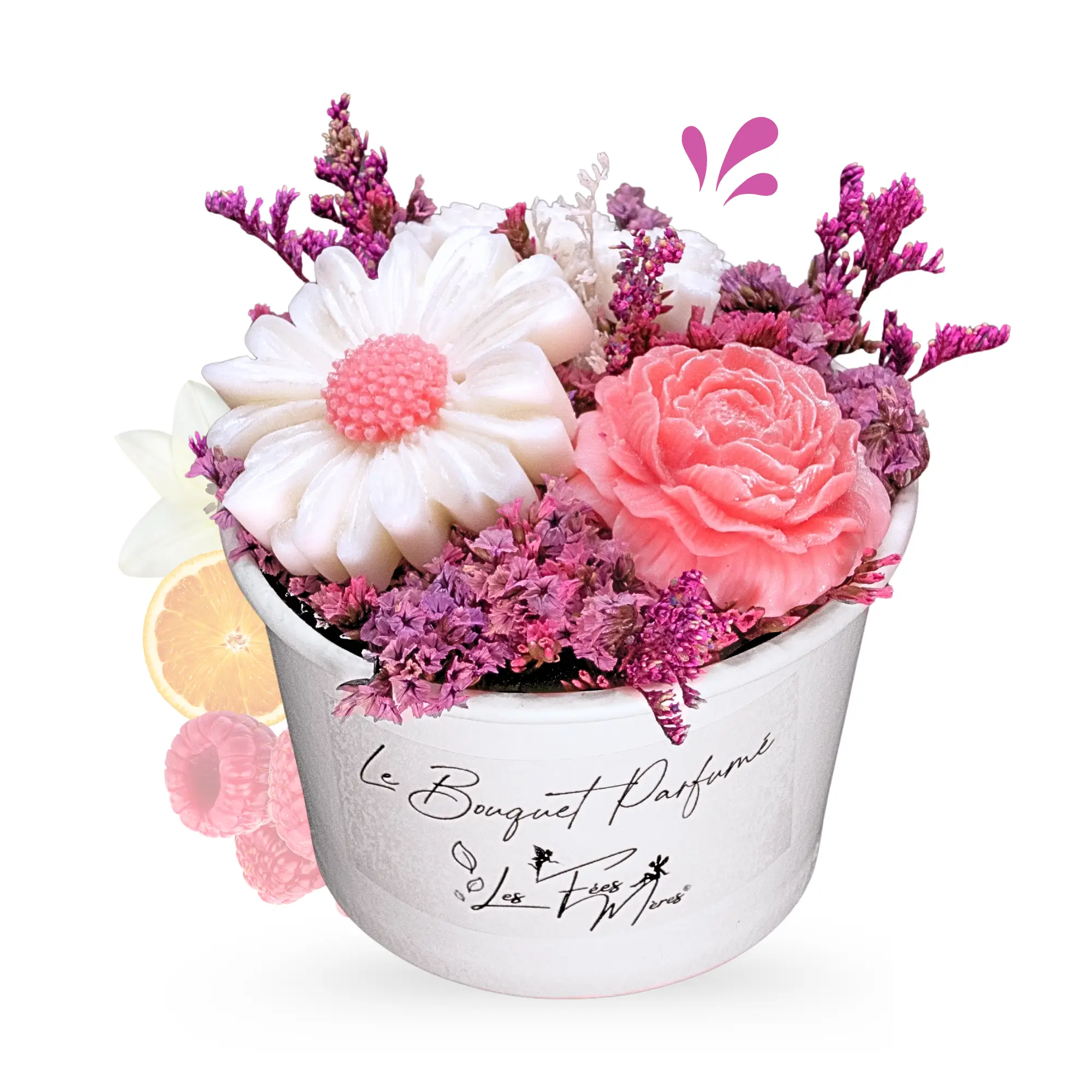 cette photo représente le bouquet parfumé jasmin passion