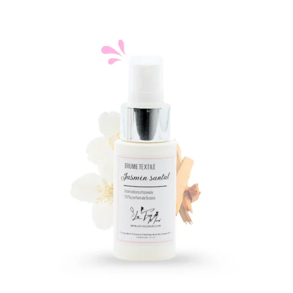 cette photo représente la brume textile jasmin santal
