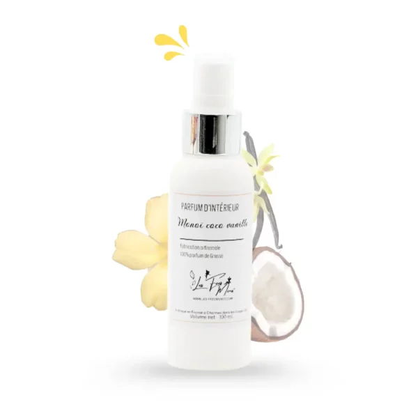 cette photo représente le parfum d'intérieur Monoï coco vanille