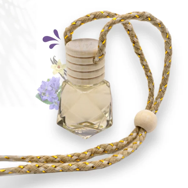 cette photo représente le parfum de voiture prune violette