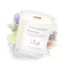 Photo de notre bougie coulée grand air et ses notes olfactives qui composent son parfum