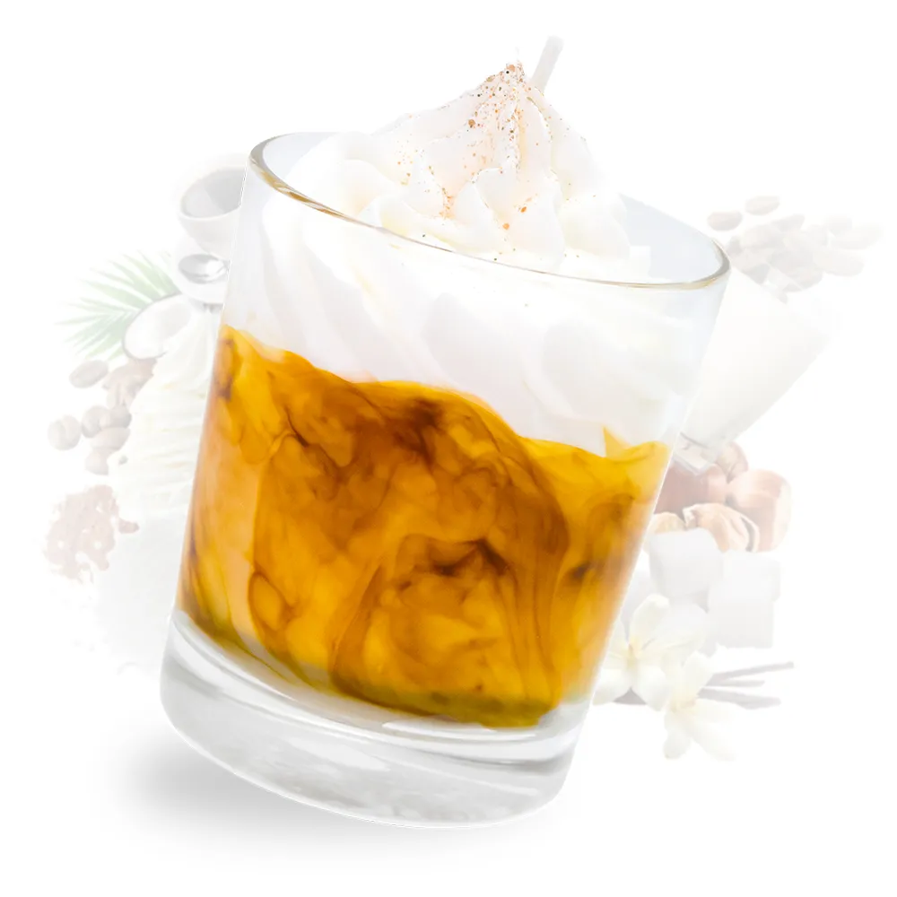 Cette photo est la grande bougie mocaccino sans sa version bougie du mois de février 2026