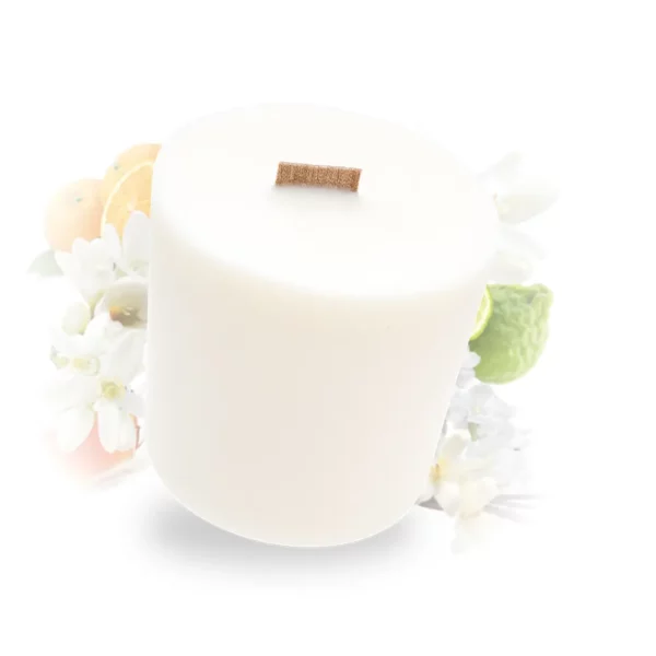 Cette photo représente la bougie recharge fleur d'oranger