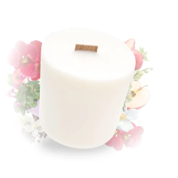 Cette photo représente la bougie recharge orchidée