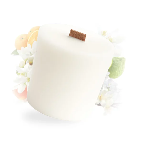 Cette photo représente la bougie recharge fleur d'oranger